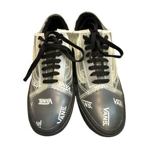 Vans Black and White Logo Sneakers